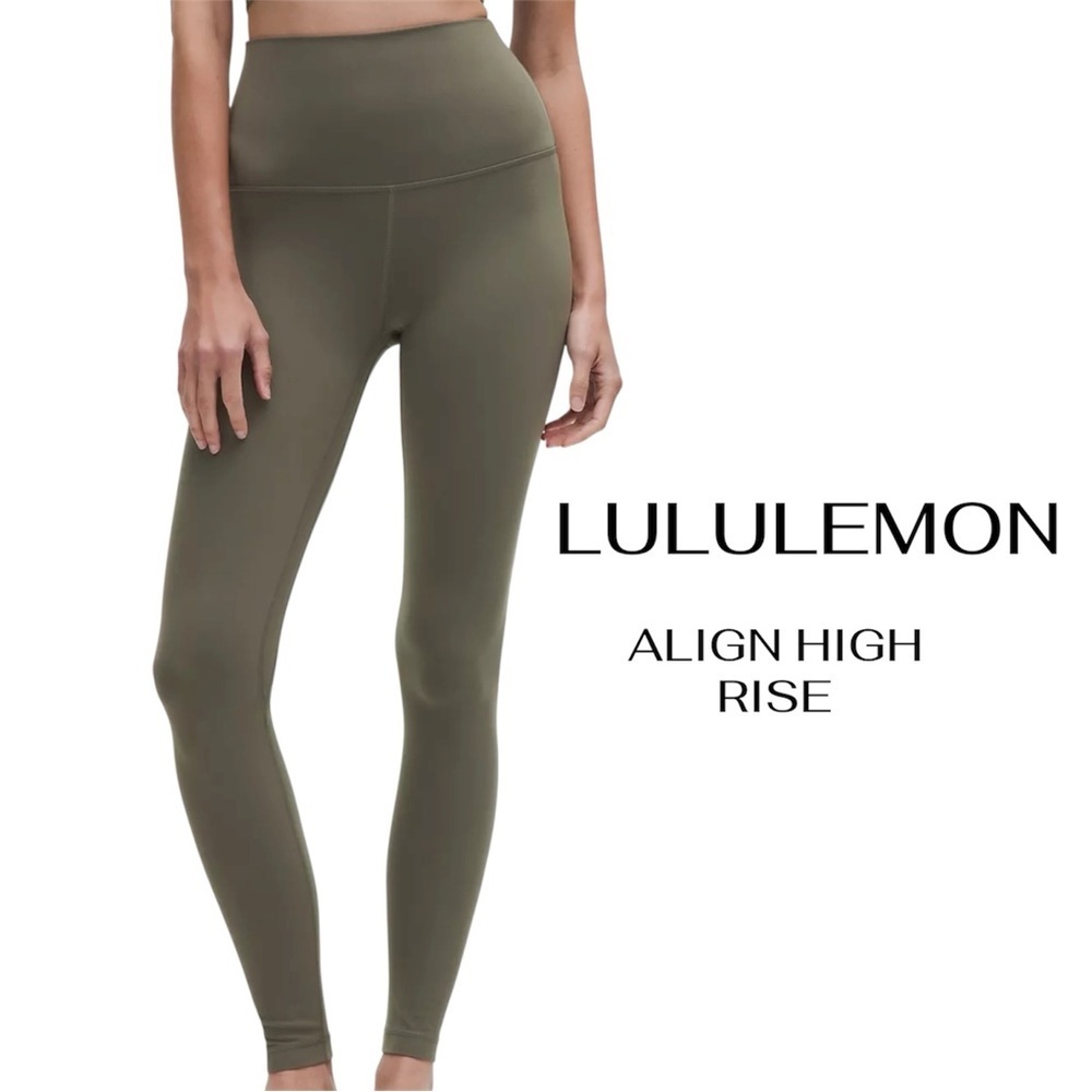 LULULEMON Align High Rise Tight | 6 | Olive Green